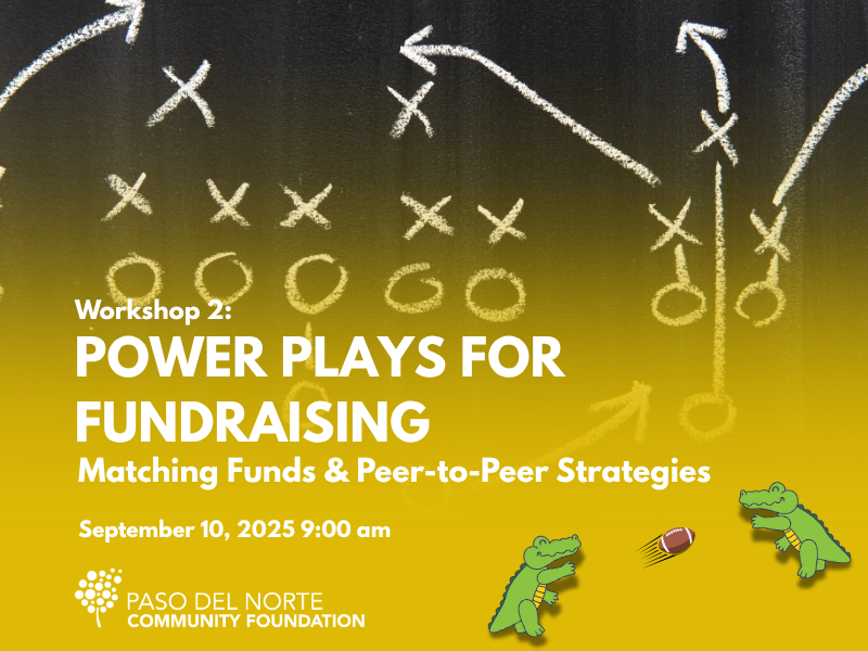 Workshop 2: Power Plays for Fundraising – Matching Funds & Peer-to-Peer Strategies