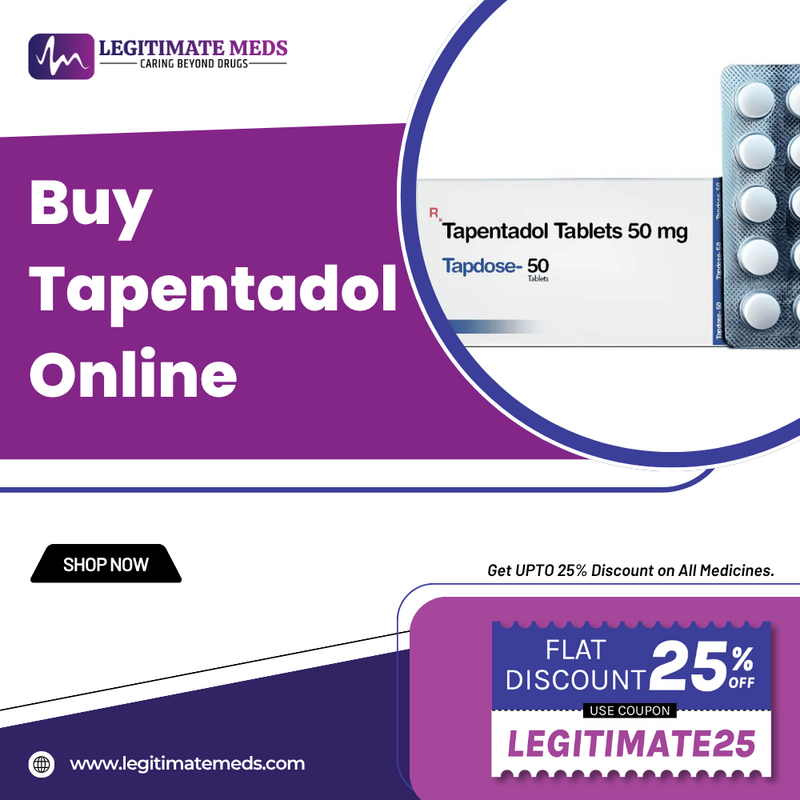 Buy Tapentadol Online With  Doctor-Supervised Management