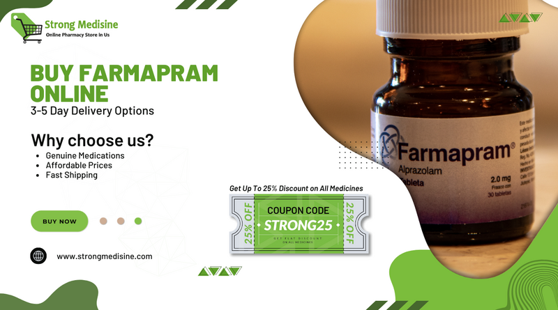 Buy Farmapram Online –  FAST Checkout, CERTIFIED No RX Required