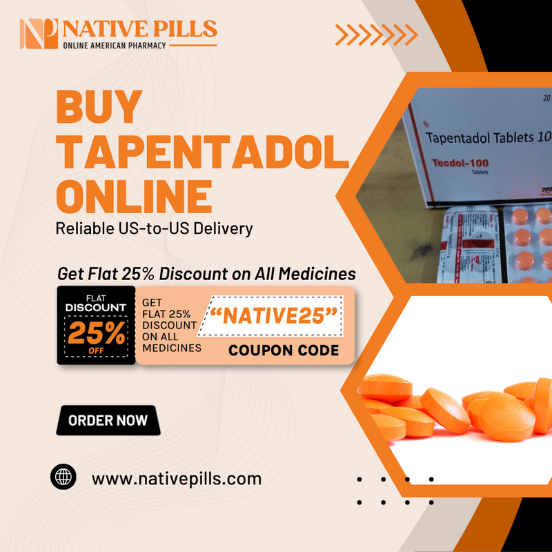 Order Tapentadol 100mg Online – Nerve Pain Management