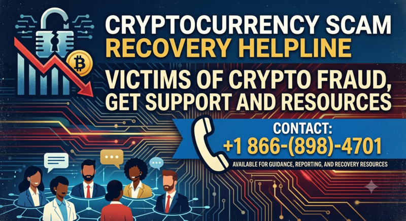 Solve +1 866-(898)-4701 Cryptocurrency Scam Recovery Helpline Contact Details