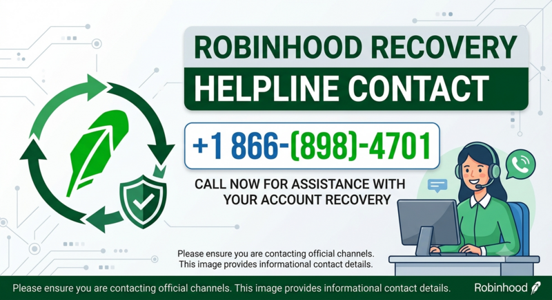 Talk +1 866-(898)-4701 Robinhood SIM Swap Account Breach Recovery Emergency Contact