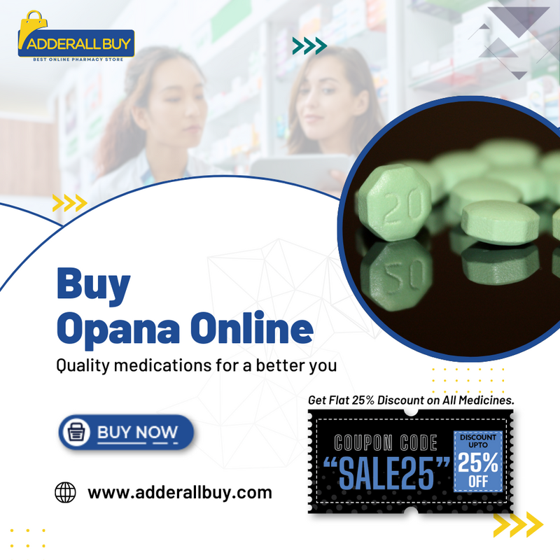 Quick Ways to Purchase Opana Online  With Reliable Delivery