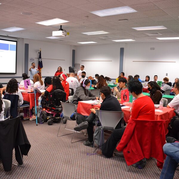 Our Youth Group getting advocacy training
