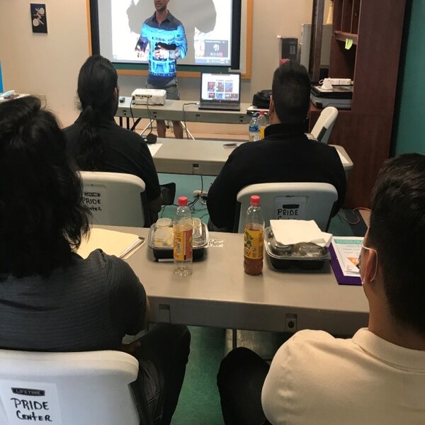 Job training at PRIDE Center