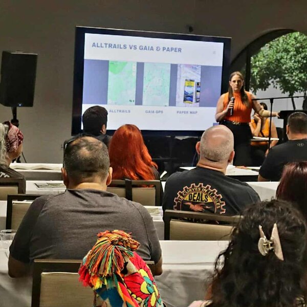 WE HIKE launches formal Hiking and outdoor safety in El Paso and on a national level 2025. Here you see a 1 of 3-part class being taught at the El Paso Convention Center Summer 2025. 
