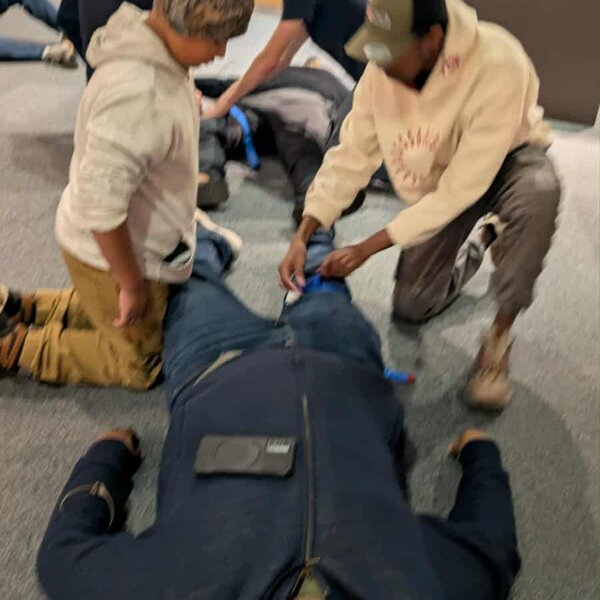 Teens learning hands on First Aid during our 1st ever intercession camp 2025. 