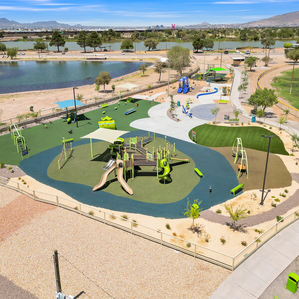 Aerial View Ascarate Park