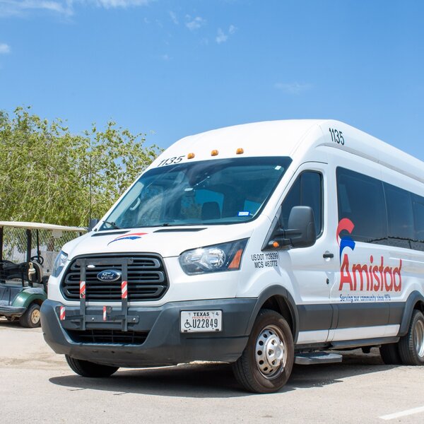 Amistad performs over 20,000 trips a year and travels over 1 million miles in an effort to assist the elderly and persons with disabilities. 
