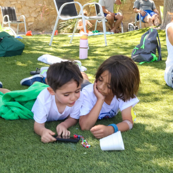 Kids at T1D Kids Camp Day 1
