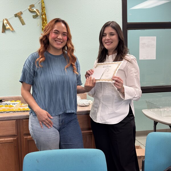Summer 2025 Cohort Graduation- Celebration (Student and Supervisor Alejandra S) 
