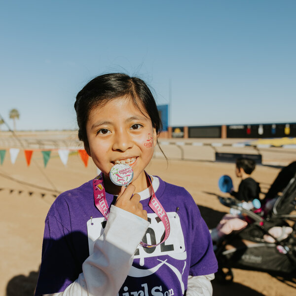 Parents tell us that after participating in Girls on the Run their daughters feel “amazing,” “unstoppable,” “joyful,” “fearless,” “brave,” “strong,” and “confident.”