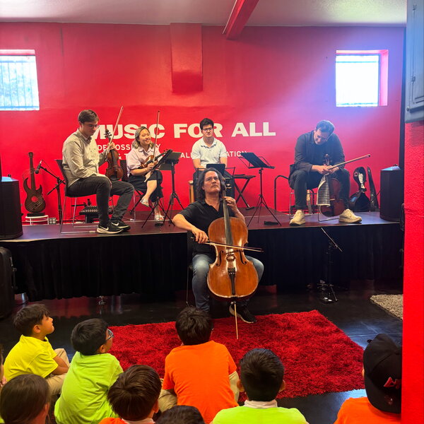 Zuill Bailey and the Balourdet Quartet join the Boys and Girls Clubs of El Paso for the After-school programs.