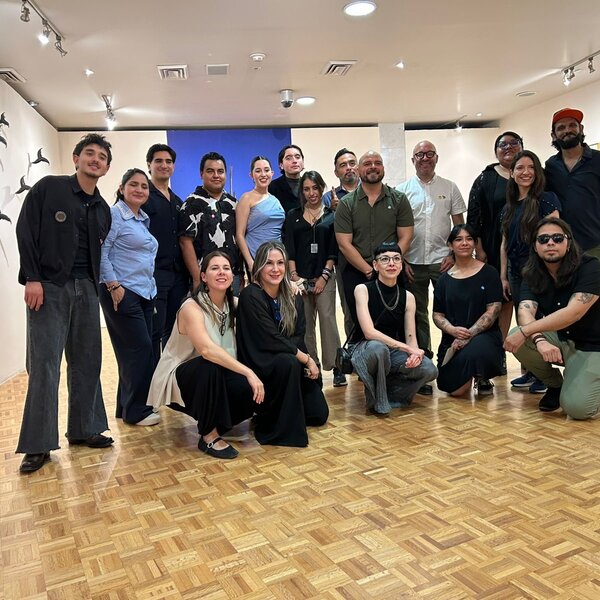 Opening of Lo Que Permanece (What Remains) in Museo de Ciudad Juárez with the Museum Team. 