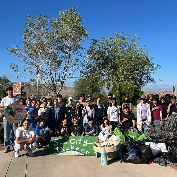 Westside Open Reserve pickup on the Westside with Franklin HS Eco Buddies!