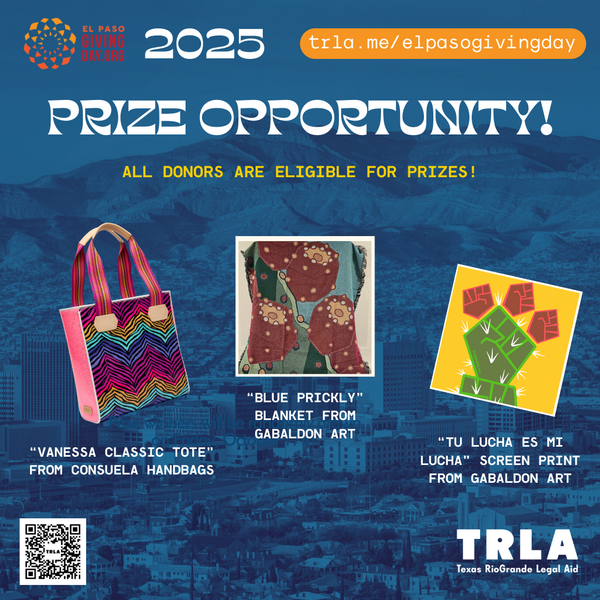 All donors will be entered to win the fantastic prizes shown here!