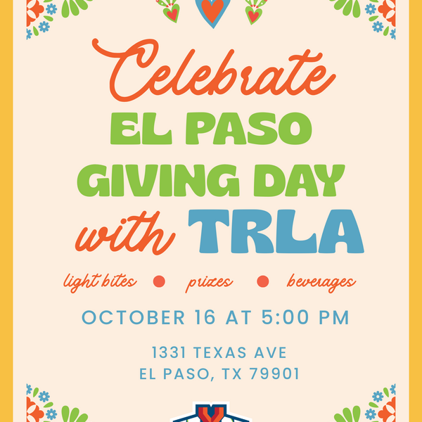 Celebrate El Paso Giving Day in person with us!