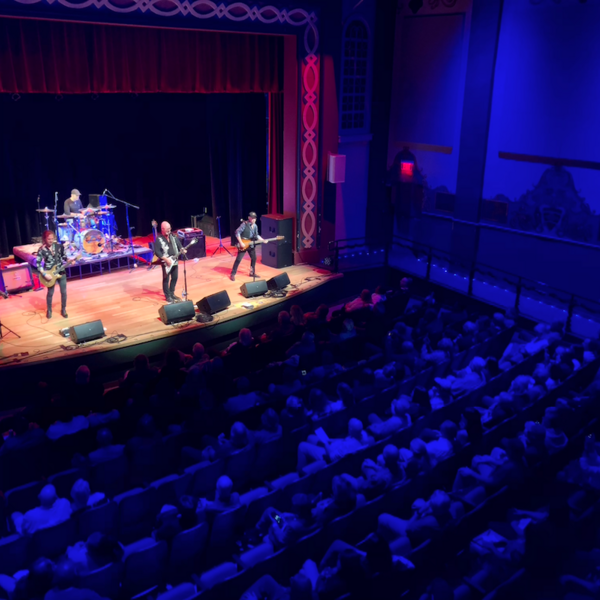 English progressive rock band Wishbone Ash performing at the Rio Grande Theatre in Las Cruces, New Mexico - the first time the influential band had performed in the region in over 50 years. Photo by Vincent Edward Arrieta.